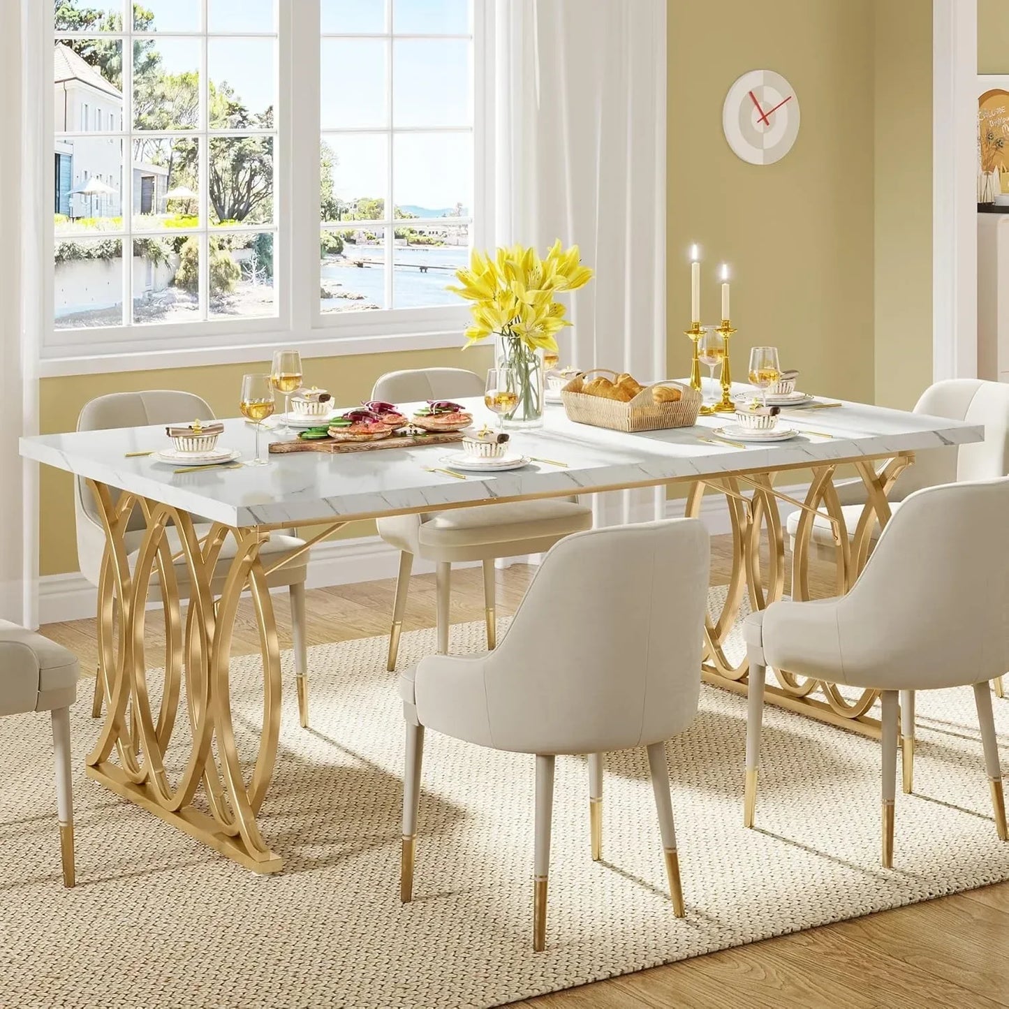 Little Tree Modern Dining Table For Kitchen And Dining