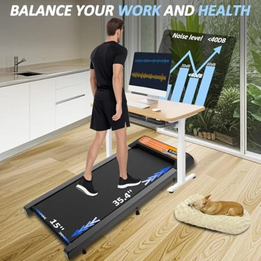 Fold Under Desk Treadmill With Incline And Led Display