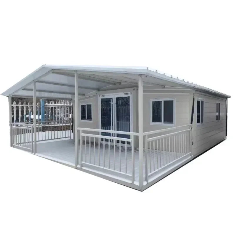 20ft Prefabricated Houses 40ft Expandable Container Houses Custom 2-4 Bedroom Homes with Full Furnishings Modular Houses