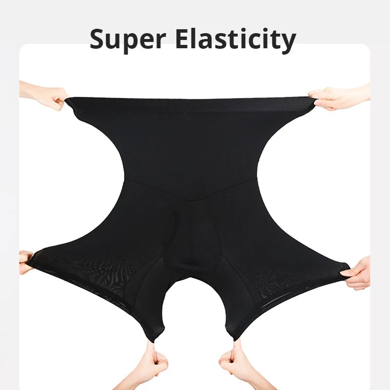 Men Tummy Control Shorts Body Shaper Compression High Waist Trainer Slimming Shapewear Boxer Underwear