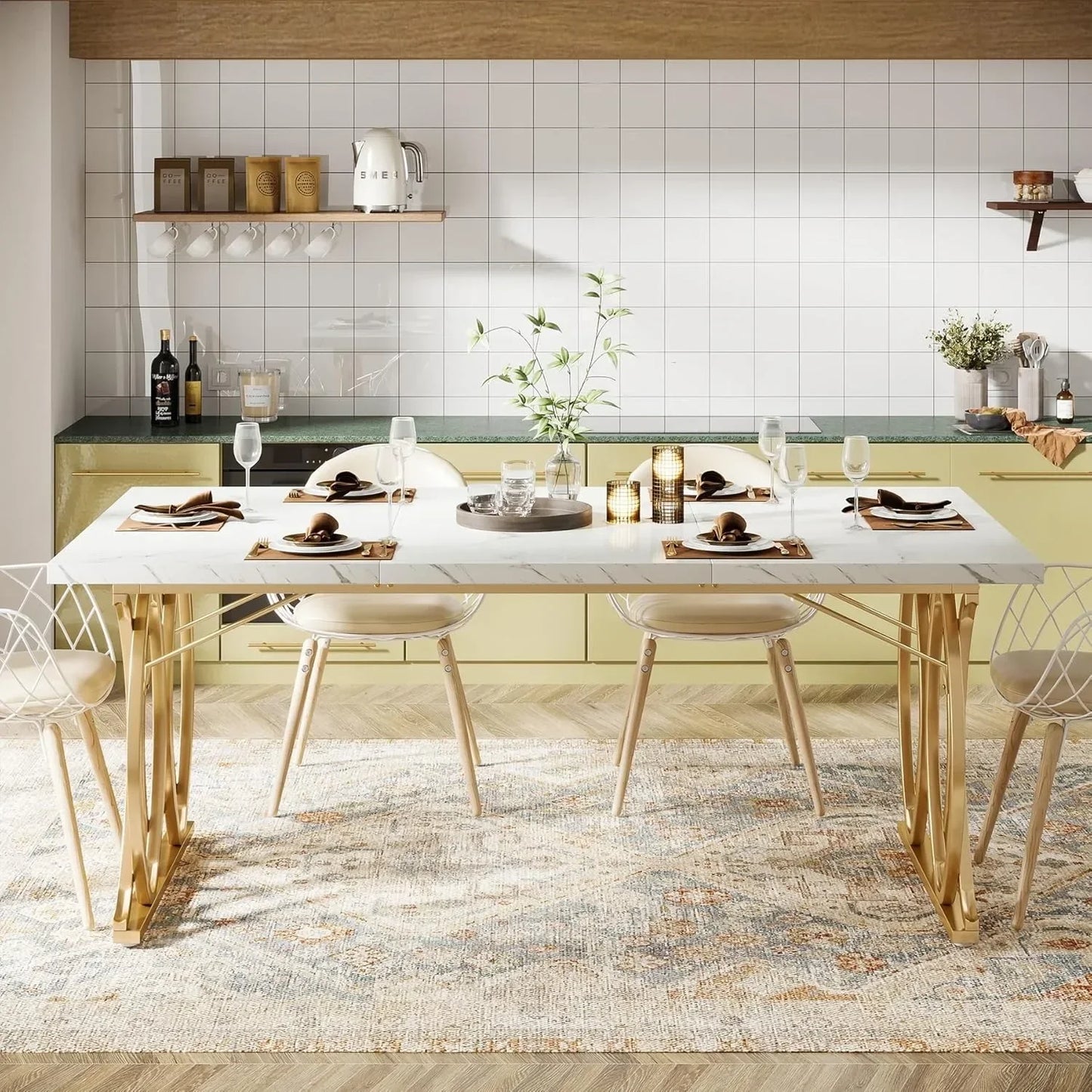 Little Tree Modern Dining Table For Kitchen And Dining