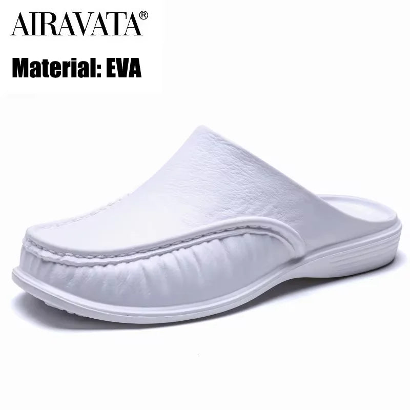 Men EVA Slippers Slip On Flats Shoes Fashion Beach Sandals Home Shoes Size 40 to 47