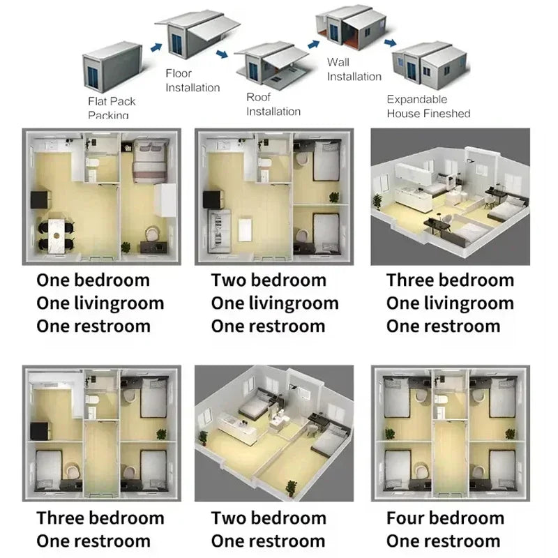 Yugong Expandable Container House Prefab Villa Home