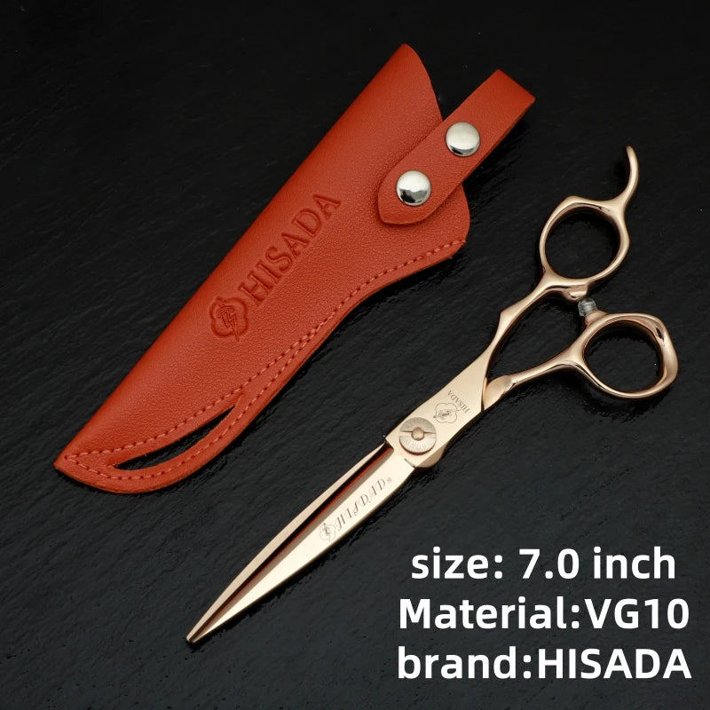 Hisada Professional Hairdressing Scissors 6 Inch VG10 Stainless Steel Cutting Scissors for Salon Use