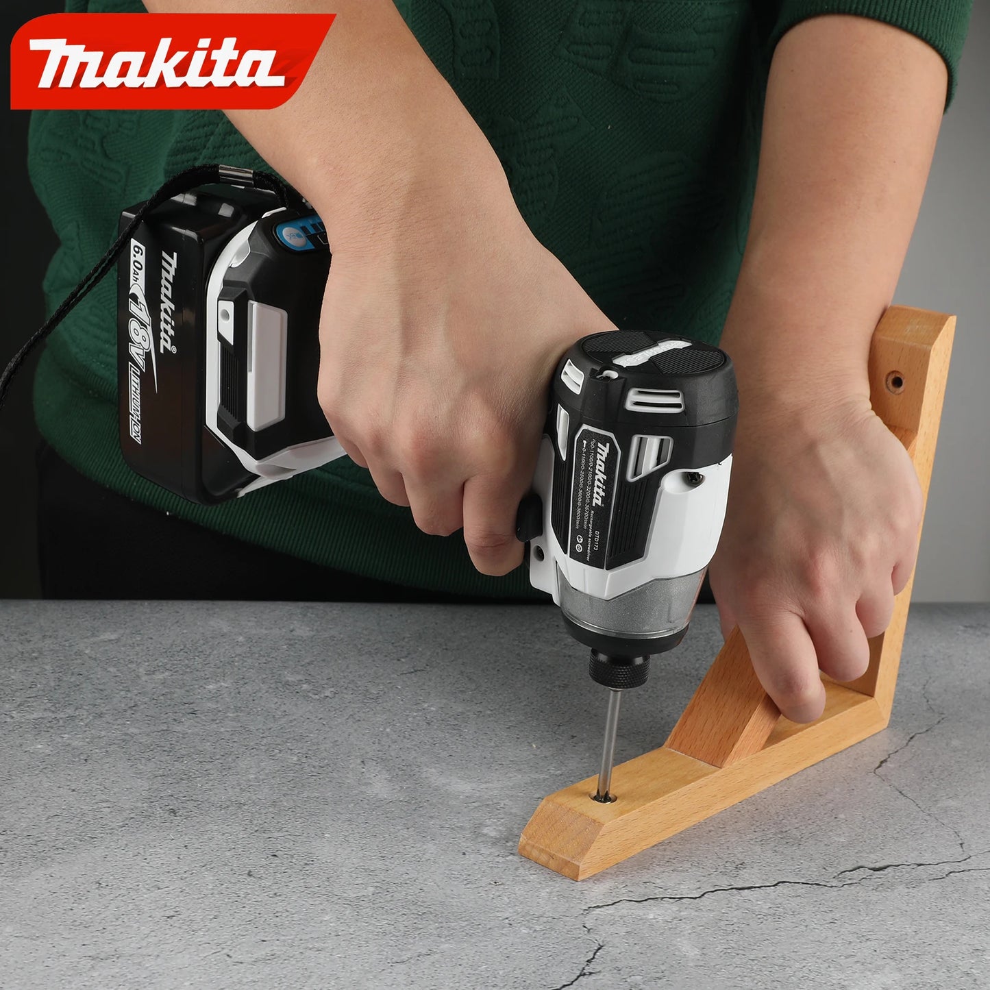 Makita Lithium Ion Impact Screwdriver Electric Hand Drill T-Mode for Wood and Bolt