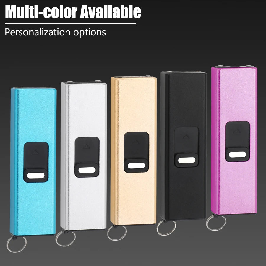 Rechargeable Tactical Flashlight - 5 Color Options,Mini Keychain Light, Super Bright for Outdoor Compact Self-Defense Light