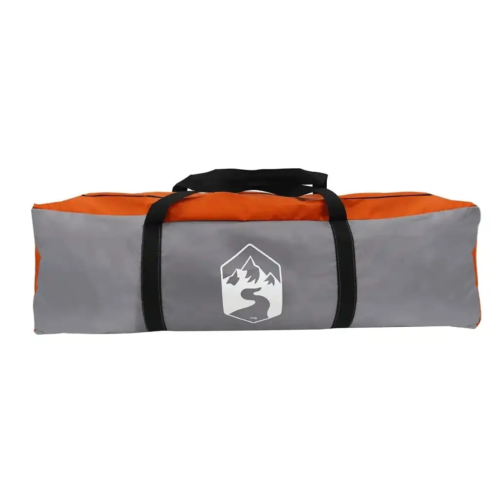 Camping Tent 185T Polyester Waterproof Outdoor Tunnel Tent for 5 People with 2 Bedrooms and 4 Windows