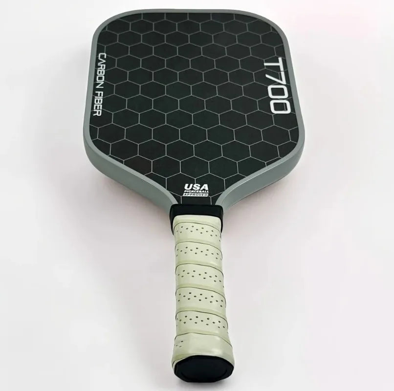 Carbon Fiber T700 Pickleball Paddle Polymer Honeycomb Core Enhanced Power Rotation and Control 16mm