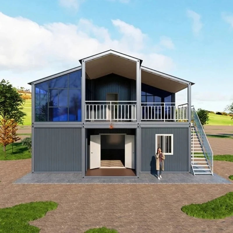 20ft Prefabricated Houses 40ft Expandable Container Houses Custom 2-4 Bedroom Homes with Full Furnishings Modular Houses