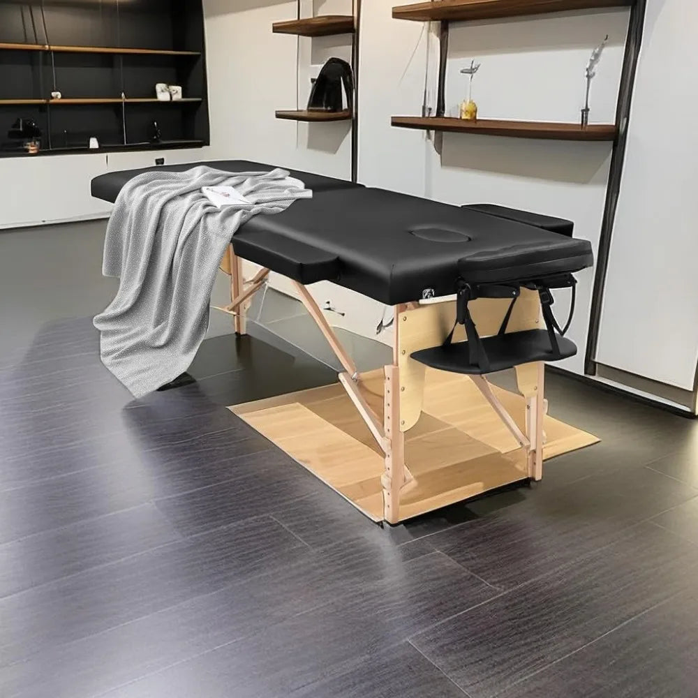 Professional Portable Massage Table Adjustable Foldable Lash Bed for Spa Tattoo Facial Physical Therapy