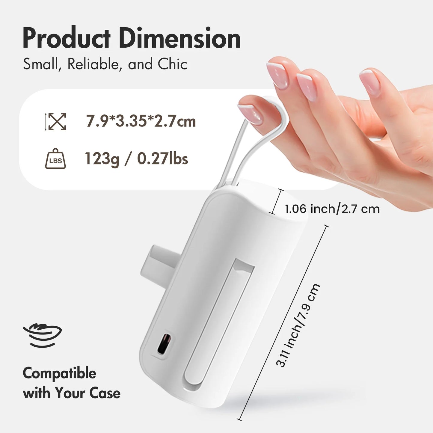 MIni Power Bank 4500mAh Fast Charging 10W Portable Type-C External Battery Charger For Huawei Samsung iPhone Powerbank