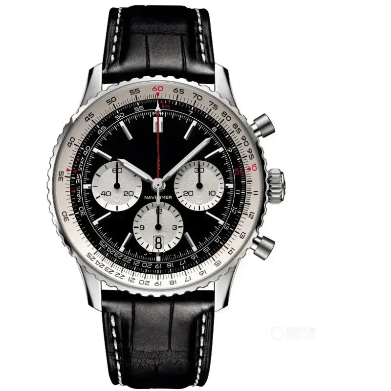 2025 Luxury Brand Men's High Quality Fashion Quartz Watch Multi-Function Chronograph Plastic Case Date Gift AAA Clocks